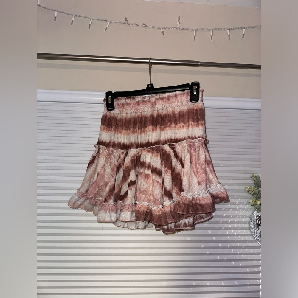 south moon under mauve flowy skirt size xs